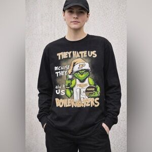 Black Purdue Boilermakers Long Sleeve Shirt